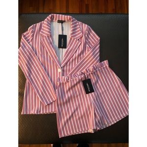 Blazer and Matching Shorts Set